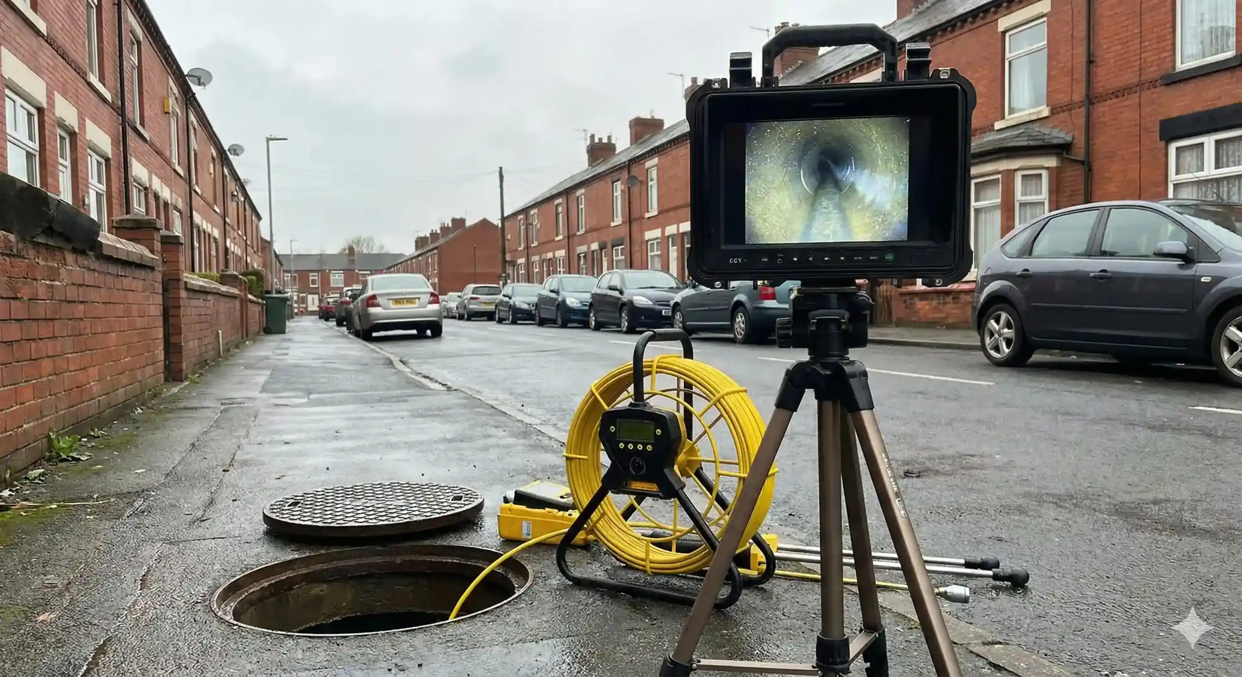 cctv drain survey reading