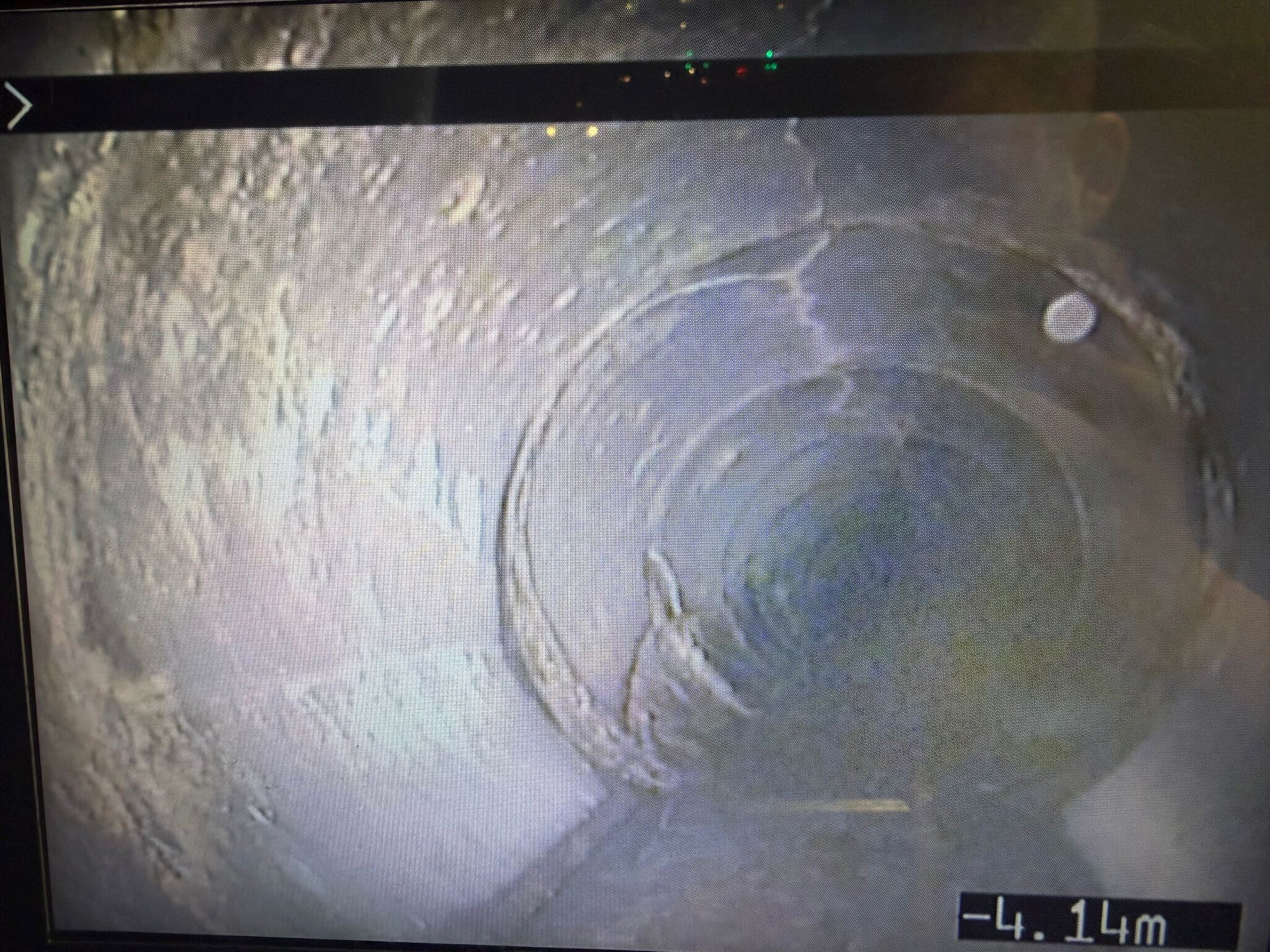 CCTV pipe survey completed to identify defects in drainage system